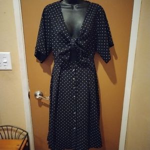 TTL She + Sky Black & White Dress Size Small